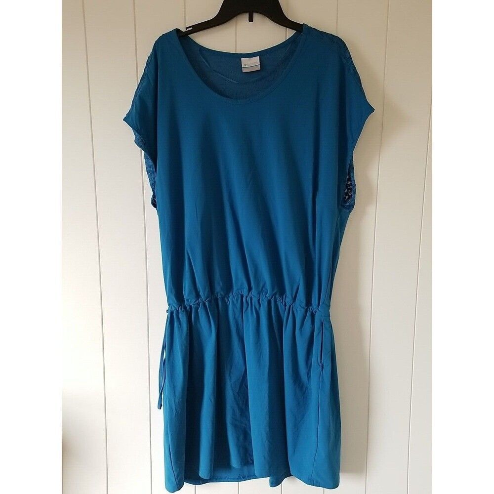 Columbia PFG Womens Plus Size 2X Water Romper Shorts Blue Comfort One Piece